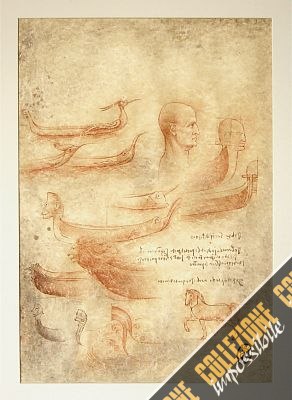 Leonardo da Vinci: Studio di ferri da gondola